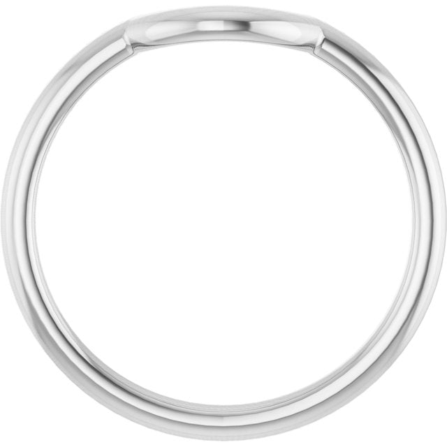Continuum Sterling Silver Contour Band, 1.7 mm