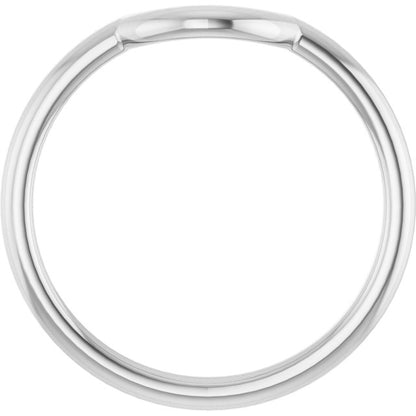 Continuum Sterling Silver Contour Band, 1.7 mm