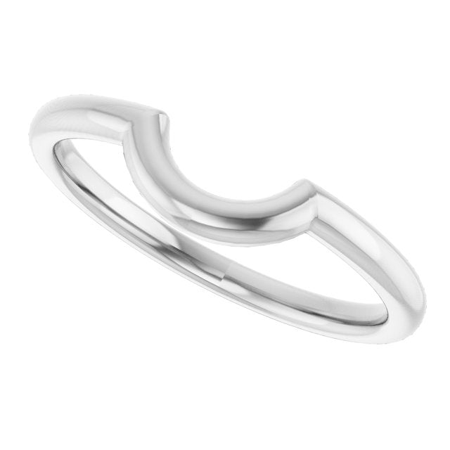 Continuum Sterling Silver Contour Band, 1.7 mm
