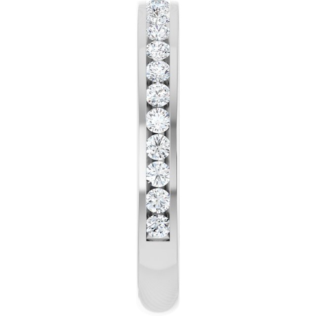 1/2 CTW Natural Diamond Anniversary Band, 3 mm, Style 2