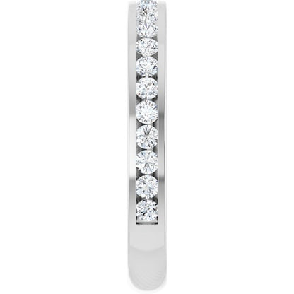 1/2 CTW Natural Diamond Anniversary Band, 3 mm, Style 2