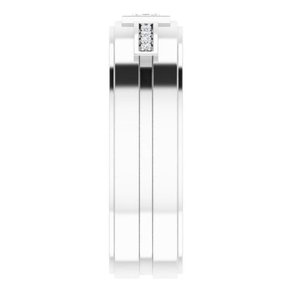 1/10 CTW Natural Diamond Mens Band