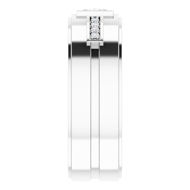 1/5 CTW Natural Diamond Mens Band