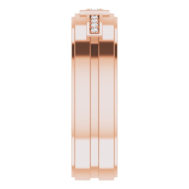 1/10 CTW Natural Diamond Mens Band