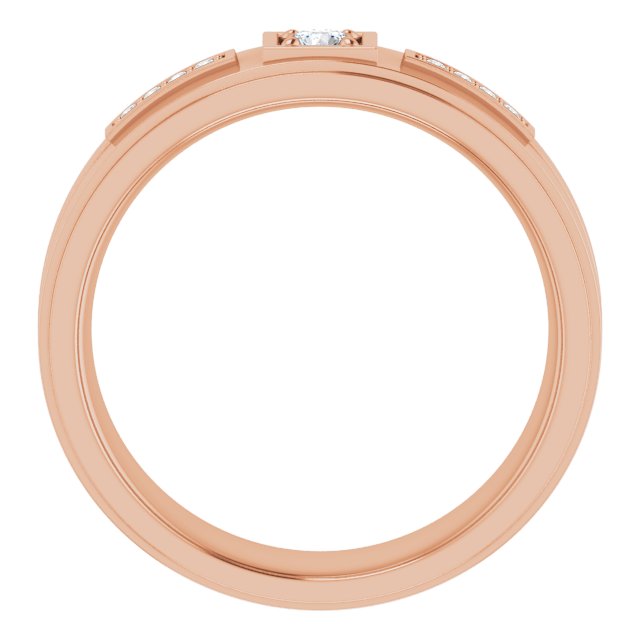 1/5 CTW Natural Diamond Mens Band
