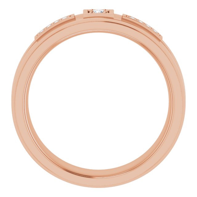1/10 CTW Natural Diamond Mens Band