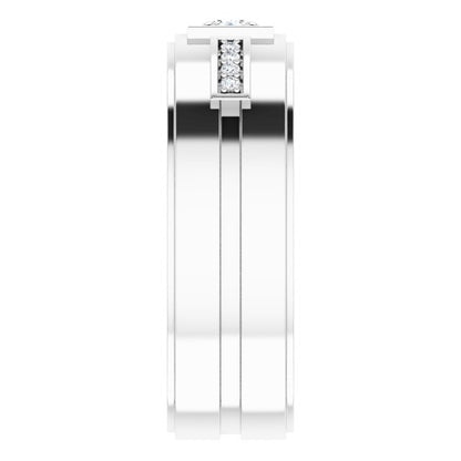 1/5 CTW Natural Diamond Mens Band