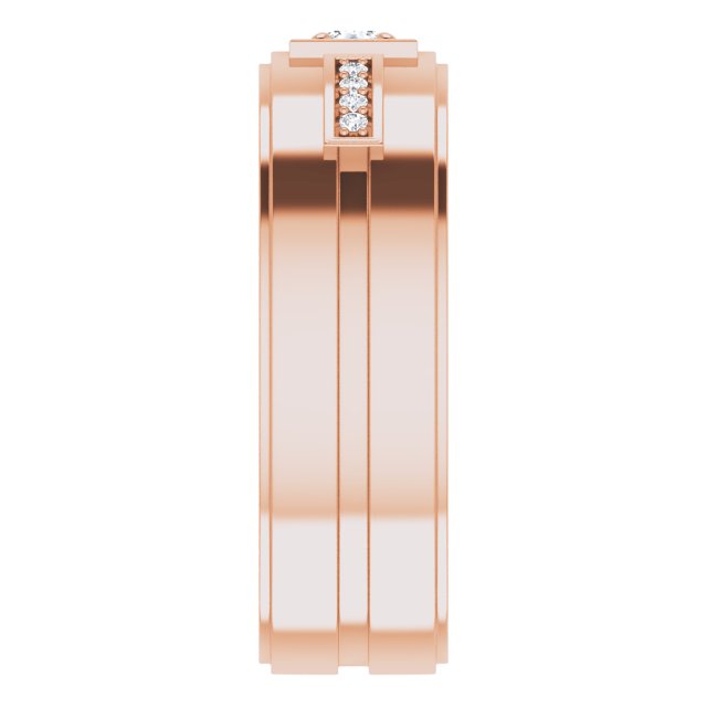 1/5 CTW Natural Diamond Mens Band