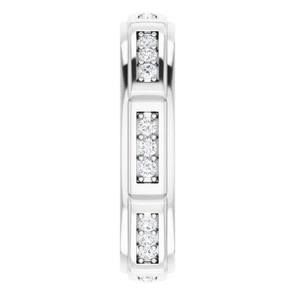 1/2 CTW Natural Diamond Band, 5.15 mm