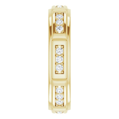1/2 CTW Natural Diamond Band, 5.15 mm