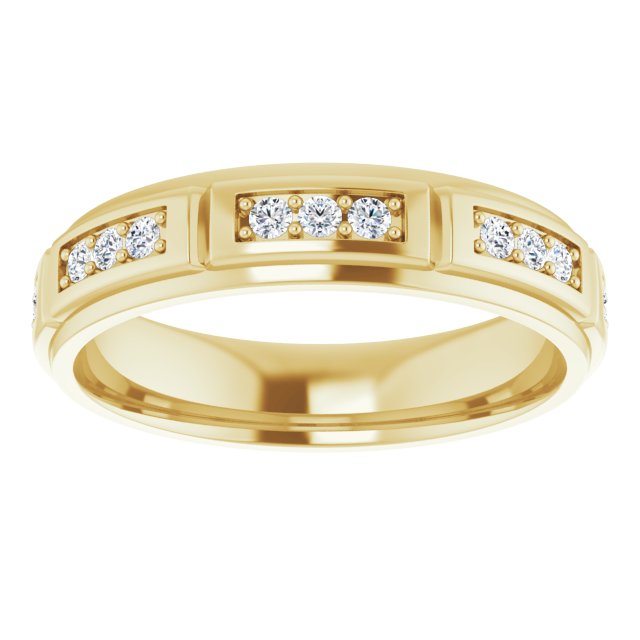 1/2 CTW Natural Diamond Band, 5.15 mm