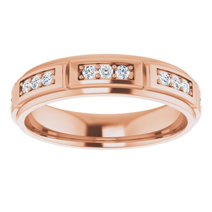 1/2 CTW Natural Diamond Band, 5.15 mm