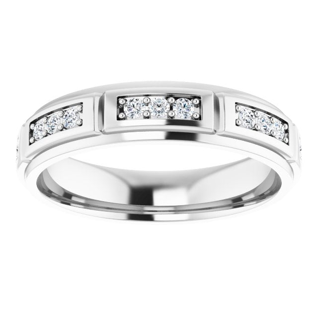 1/2 CTW Natural Diamond Band, 5.15 mm