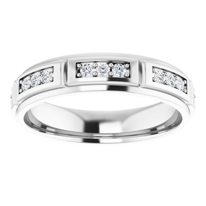 1/2 CTW Natural Diamond Band, 5.15 mm