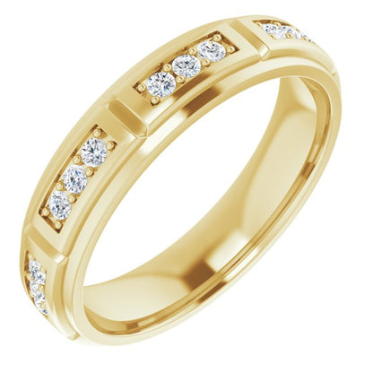 1/2 CTW Natural Diamond Band, 5.15 mm