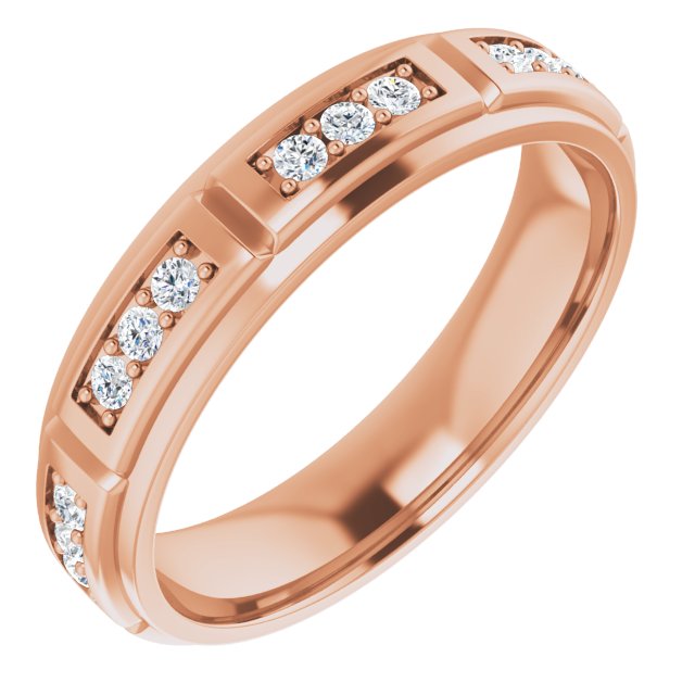 1/2 CTW Natural Diamond Band, 5.15 mm