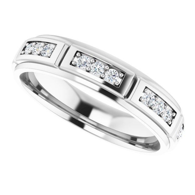 1/2 CTW Natural Diamond Band, 5.15 mm