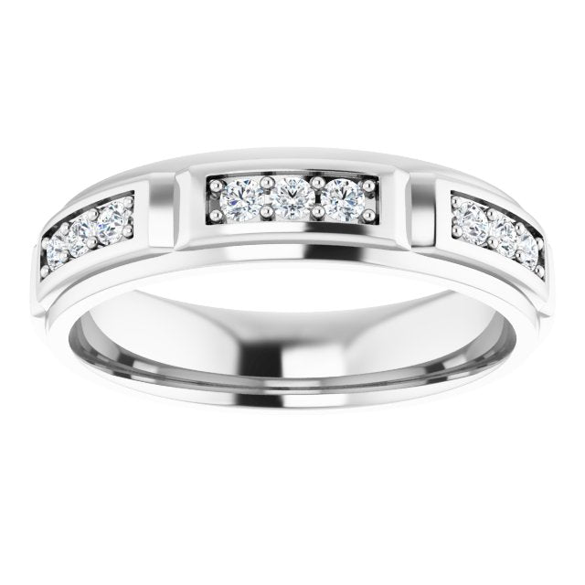 5/8 CTW Natural Diamond Band, 5.4 mm