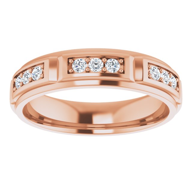 5/8 CTW Natural Diamond Band, 5.4 mm