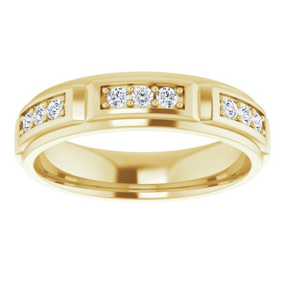 5/8 CTW Natural Diamond Band, 5.4 mm