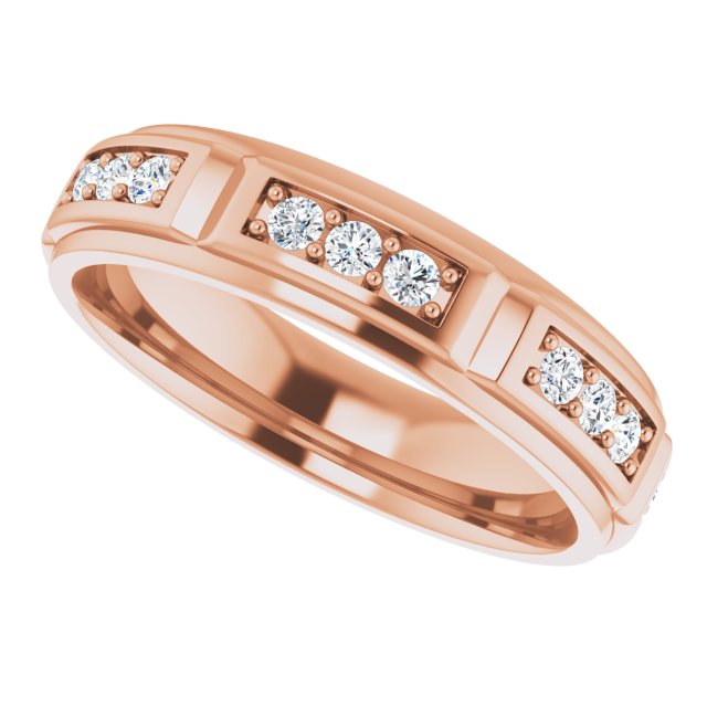 5/8 CTW Natural Diamond Band, 5.4 mm