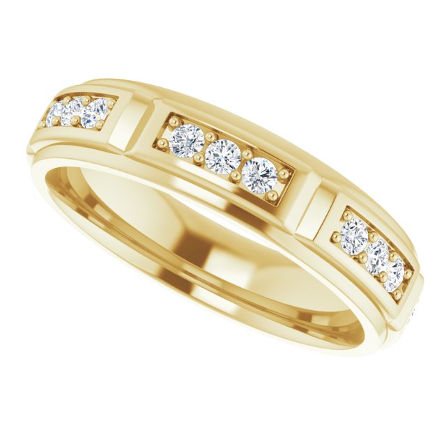 5/8 CTW Natural Diamond Band, 5.4 mm