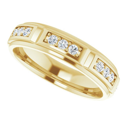 5/8 CTW Natural Diamond Band, 5.4 mm