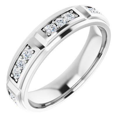 5/8 CTW Natural Diamond Band, 5.4 mm
