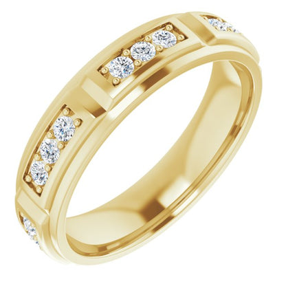 5/8 CTW Natural Diamond Band, 5.4 mm