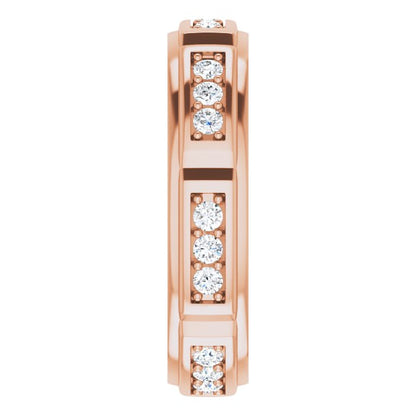 5/8 CTW Natural Diamond Band, 5.4 mm