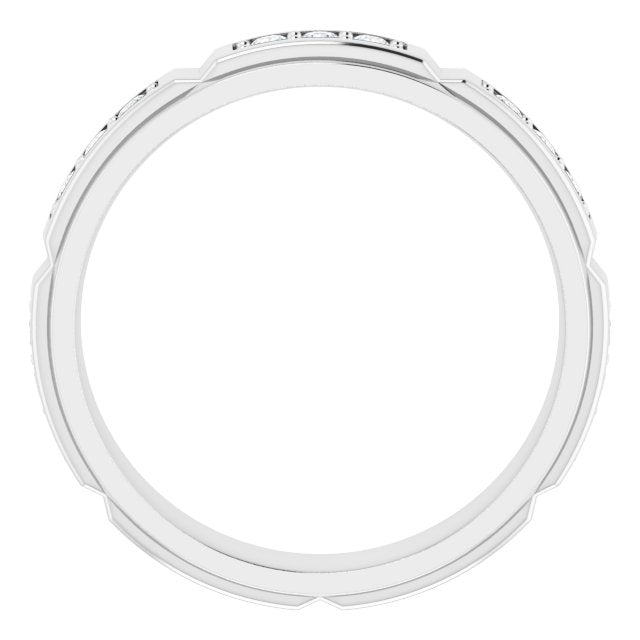 5/8 CTW Natural Diamond Band, 5.4 mm
