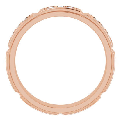 5/8 CTW Natural Diamond Band, 5.4 mm
