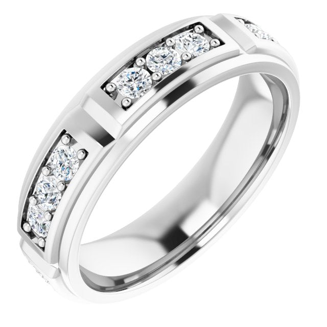 1 CTW Natural Diamond Band, 5.65 mm
