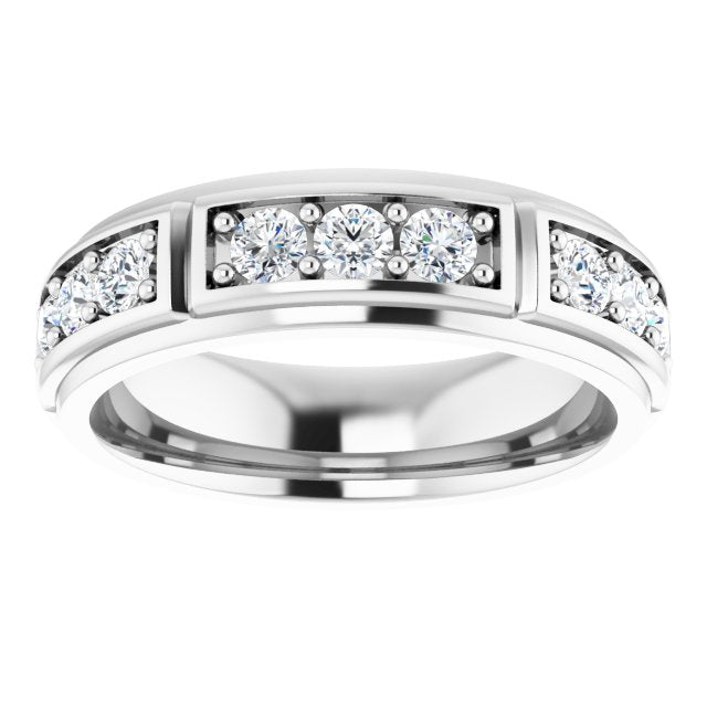 1 3/4 CTW Natural Diamond Band, 6.4 mm