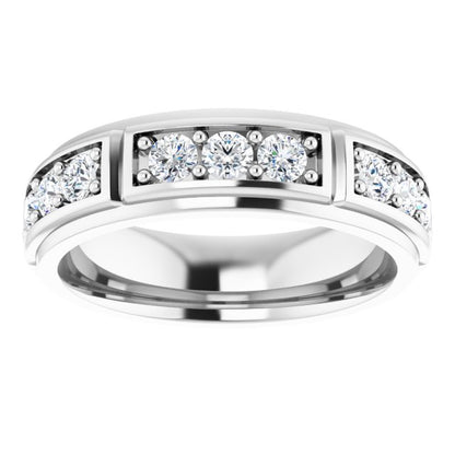 1 3/4 CTW Natural Diamond Band, 6.4 mm