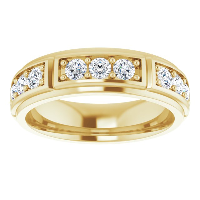 1 3/4 CTW Natural Diamond Band, 6.4 mm