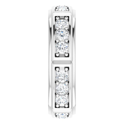 1 3/4 CTW Natural Diamond Band, 6.4 mm