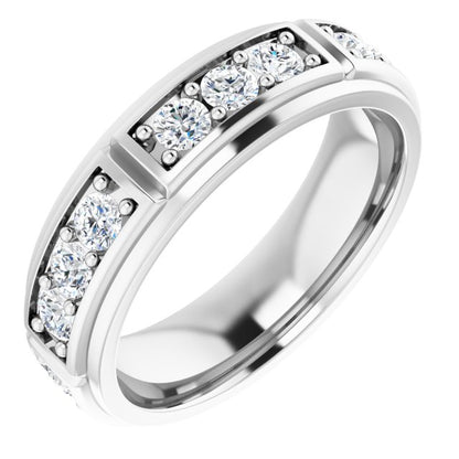 1 3/4 CTW Natural Diamond Band, 6.4 mm