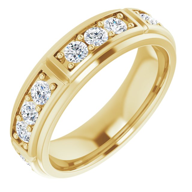 1 3/4 CTW Natural Diamond Band, 6.4 mm