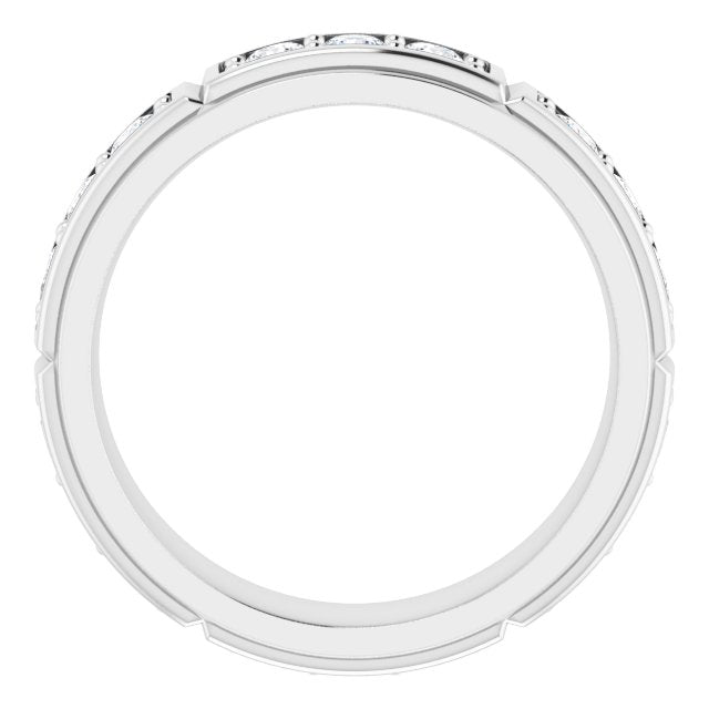 1 3/4 CTW Natural Diamond Band, 6.4 mm