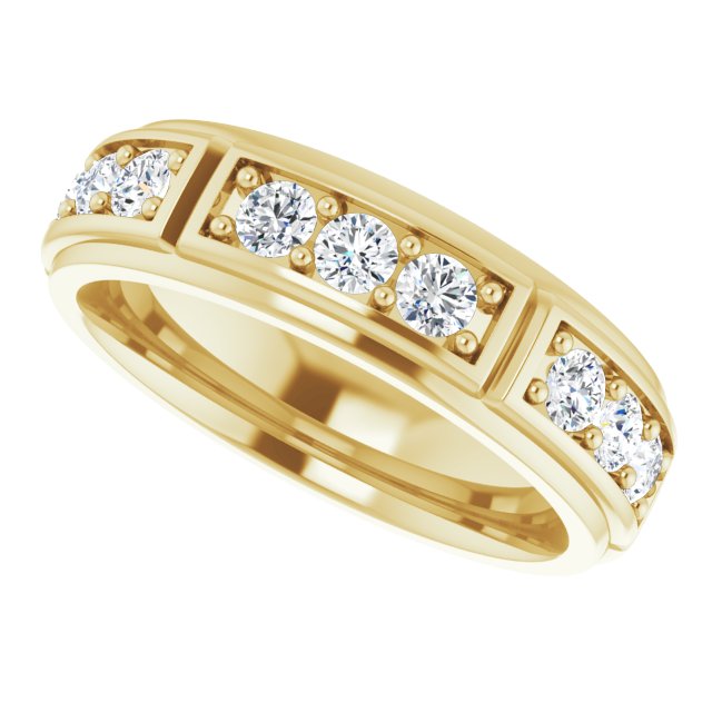 1 3/4 CTW Natural Diamond Band, 6.4 mm