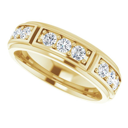 1 3/4 CTW Natural Diamond Band, 6.4 mm
