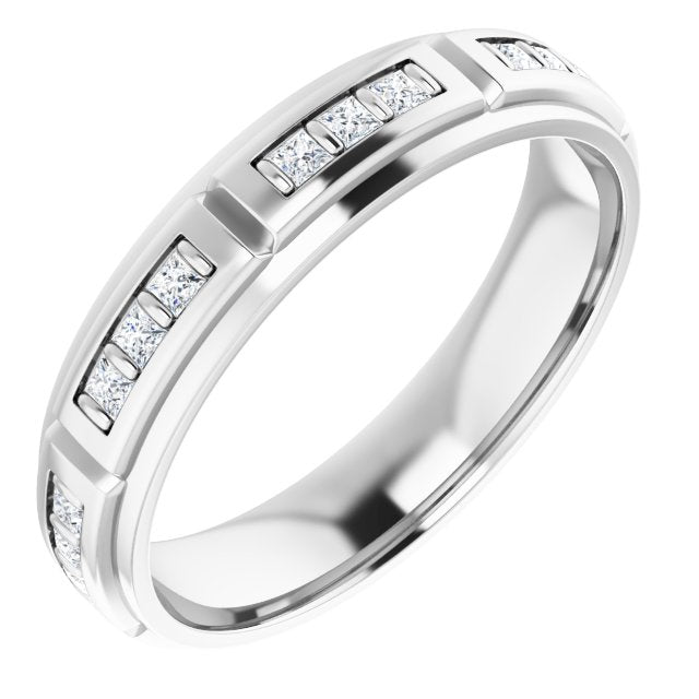 1/2 CTW Natural Diamond Band, 5.15 mm