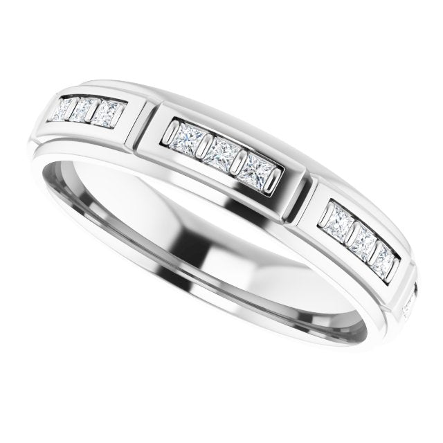 1/2 CTW Natural Diamond Band, 5.15 mm