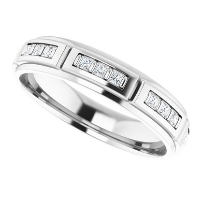 1/2 CTW Natural Diamond Band, 5.15 mm