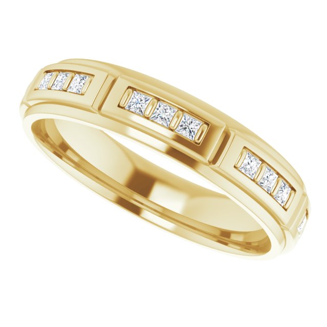 1/2 CTW Natural Diamond Band, 5.15 mm