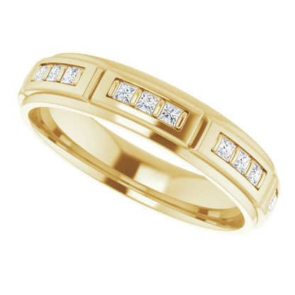1/2 CTW Natural Diamond Band, 5.15 mm