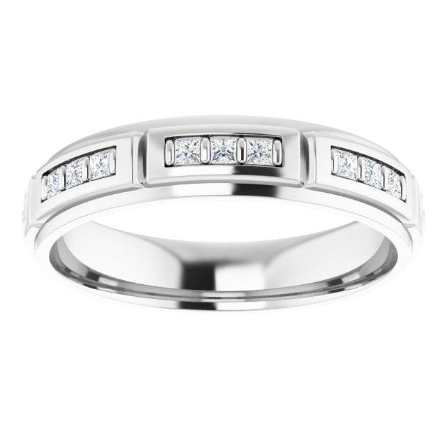 1/2 CTW Natural Diamond Band, 5.15 mm