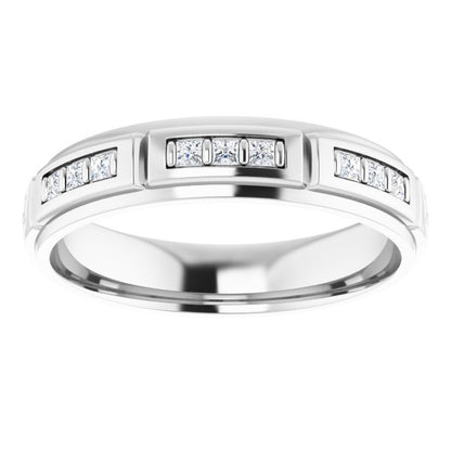 1/2 CTW Natural Diamond Band, 5.15 mm