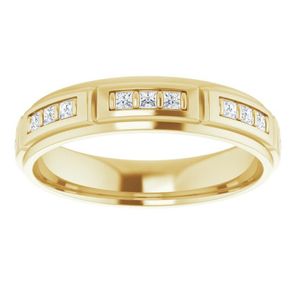 1/2 CTW Natural Diamond Band, 5.15 mm
